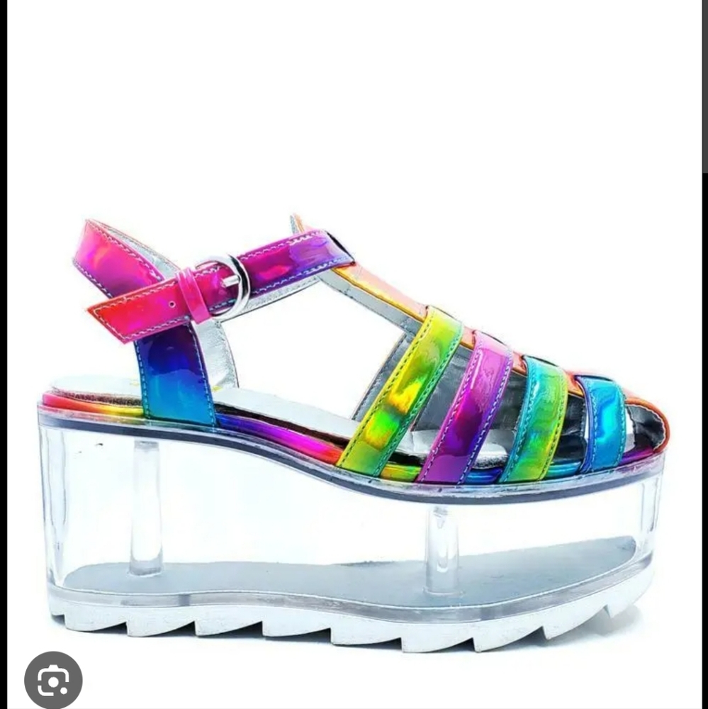 YRU Qloud Chariot Platform SandalsWomens